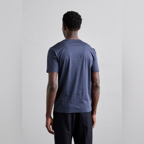 TIGER OF SWEDEN designer men’s OLAF T-SHIRT top LIGHT INK navy prima cotton XXL - Picture 5 of 12